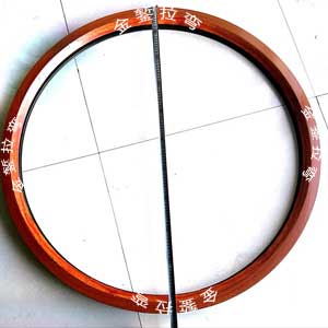 整圓(一次性成型，三角壓線彎弧)
